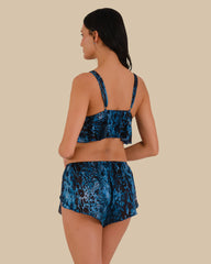 Isla & Evie Multicolour Sexy Sleep Crop Top