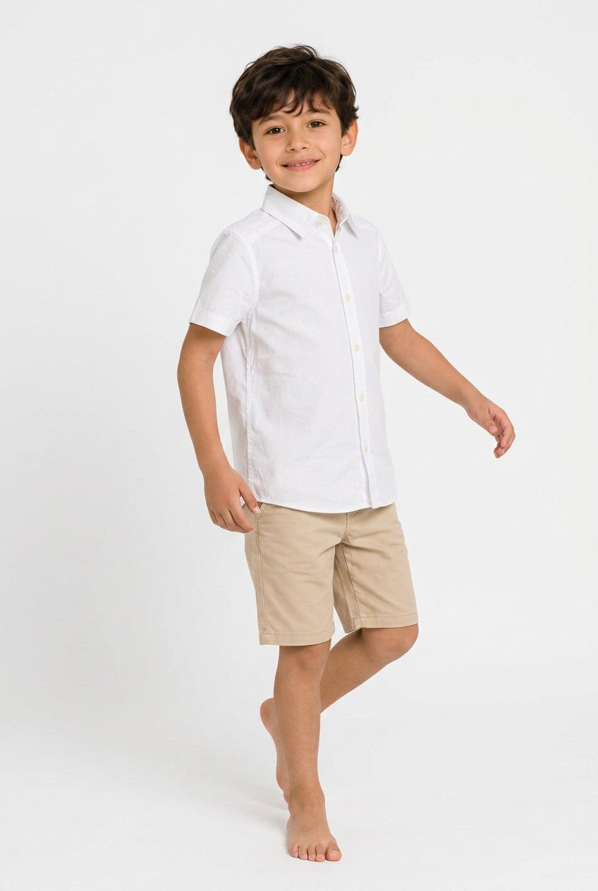 OVS Shirt S/S Bright White