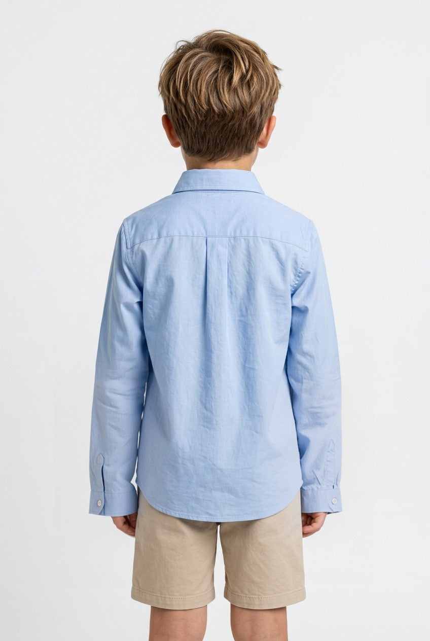 OVS Shirt L/S Placid Blue