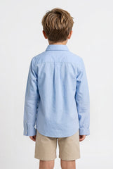 OVS Shirt L/S Placid Blue