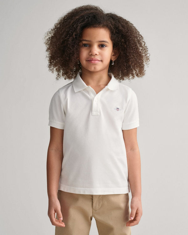 Kids Shield Piqué Polo Shirt