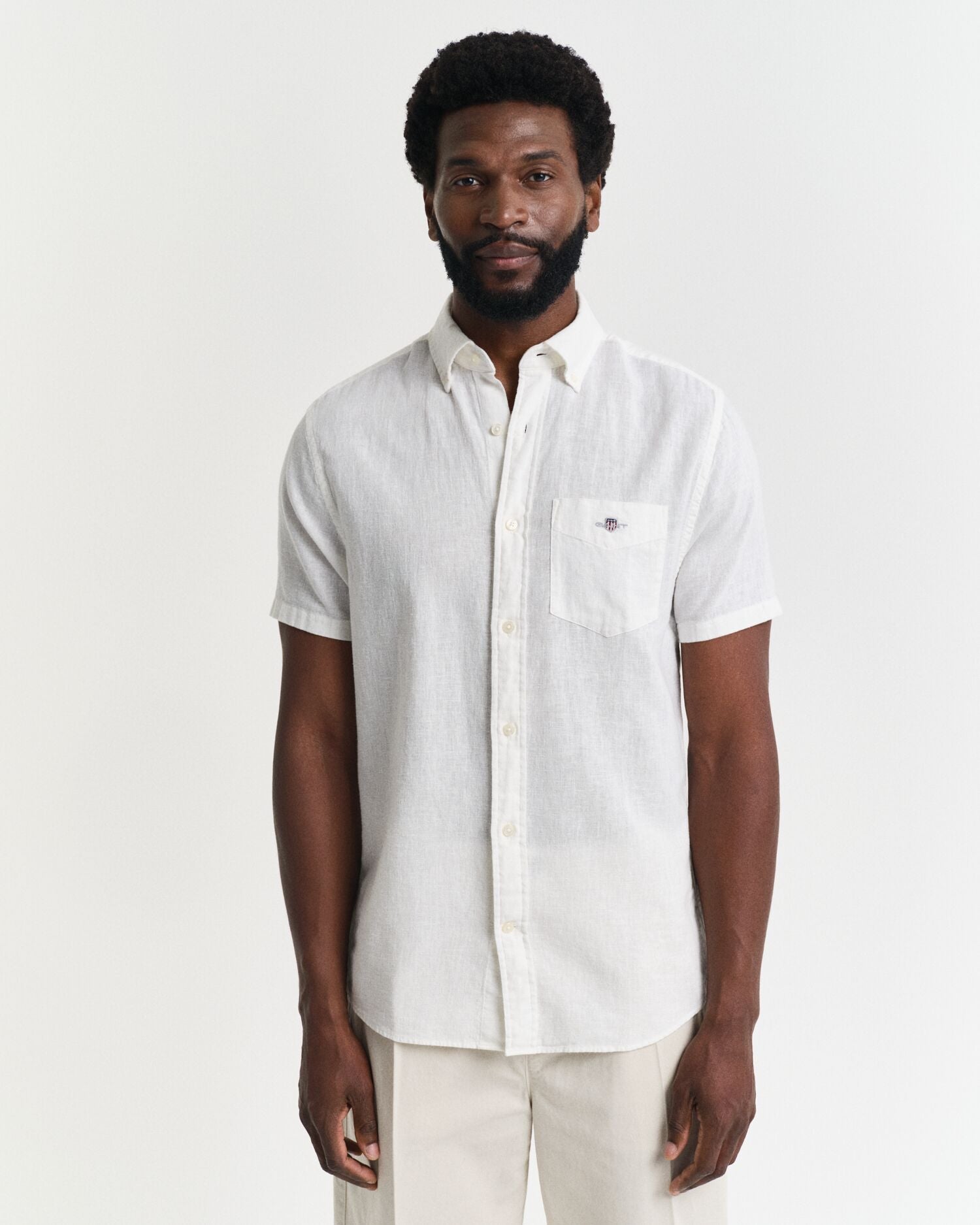Regular Cotton Linen SS Shirt