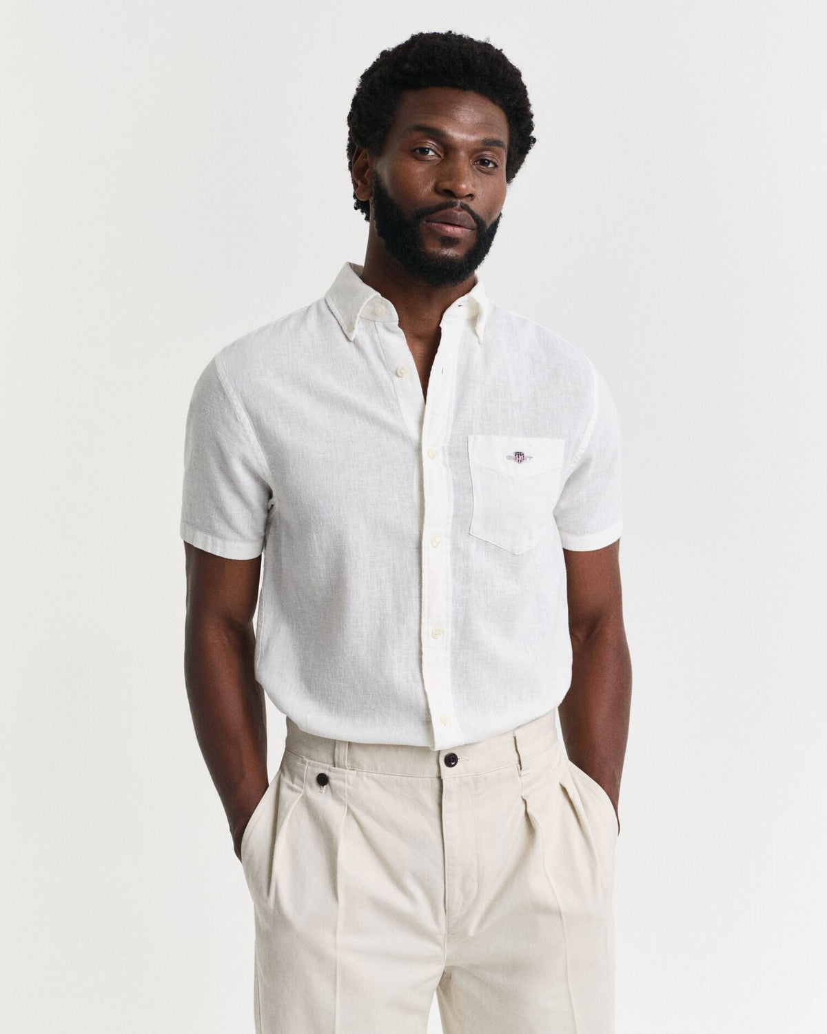 Regular Cotton Linen SS Shirt
