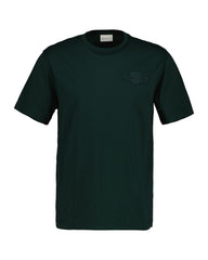 GANT Regular Fit Tonal Shield Short Sleeve T-Shirt