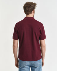 Regular Shield Short Sleeve Pique Polo