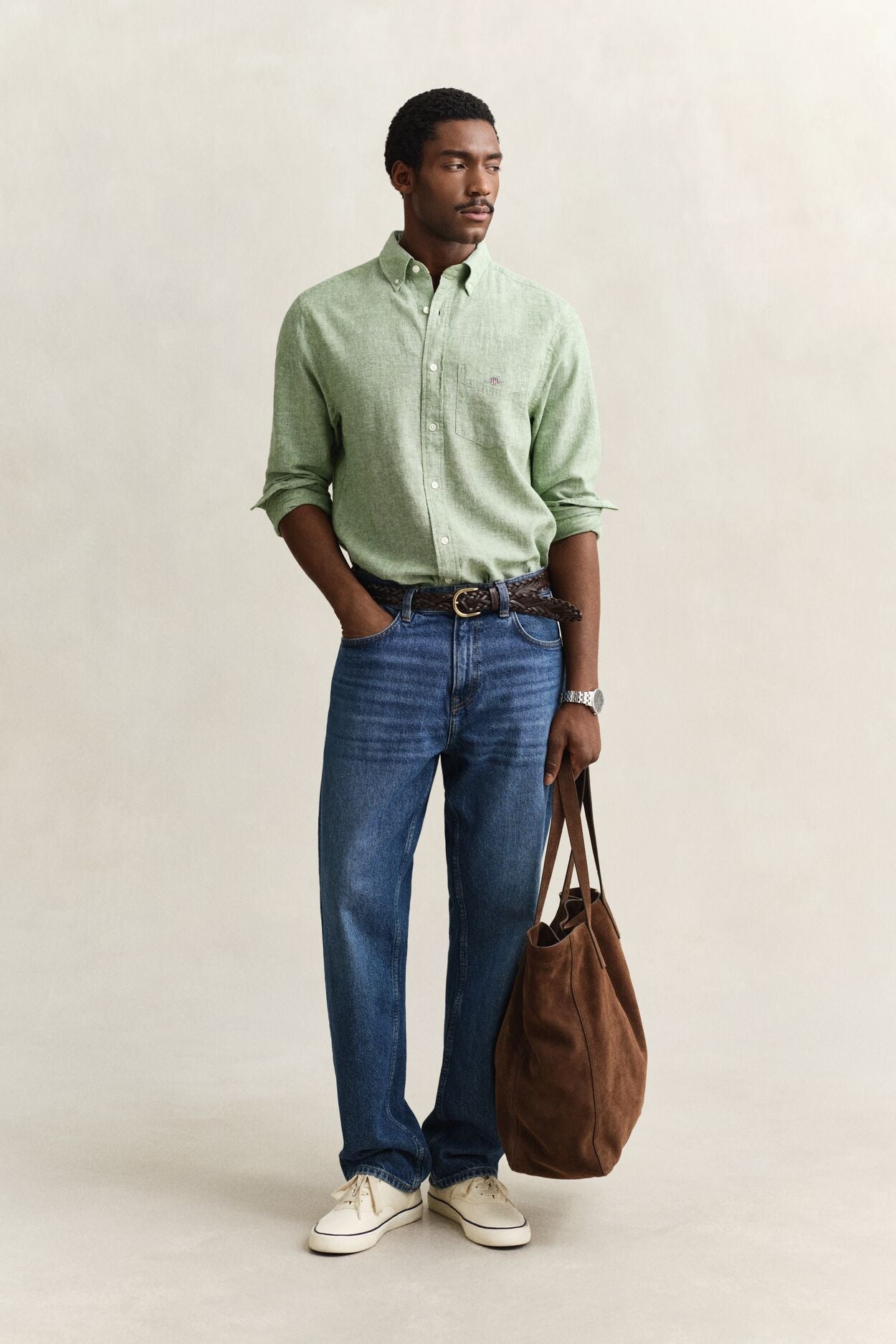 Regular Cotton Linen Shirt