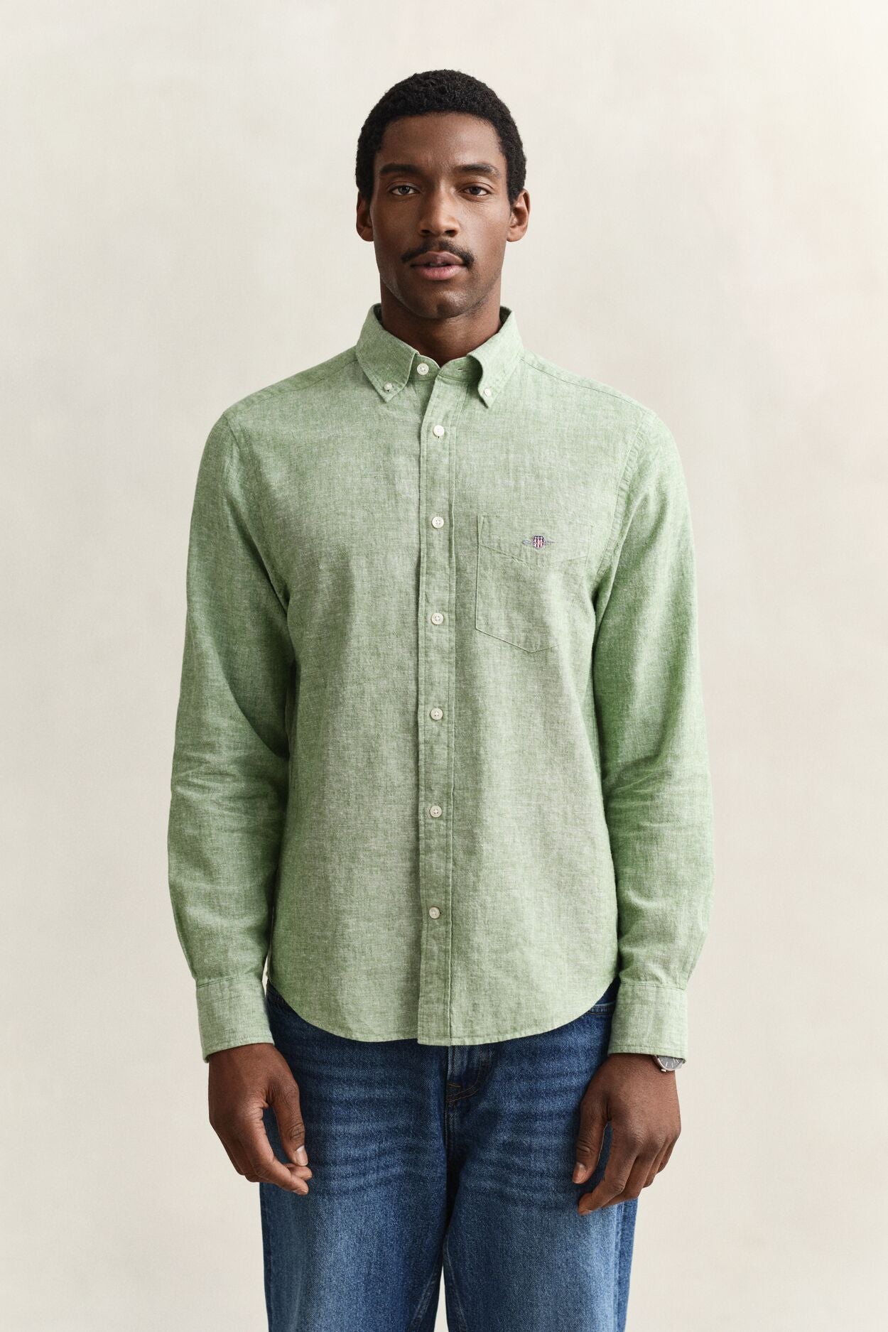 Regular Cotton Linen Shirt