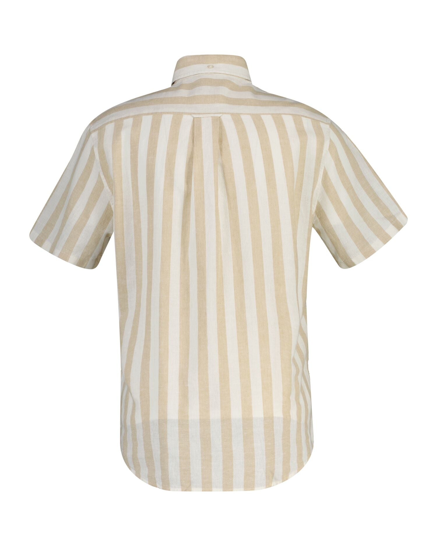 Regular Cotton Linen Stripe SS Shirt