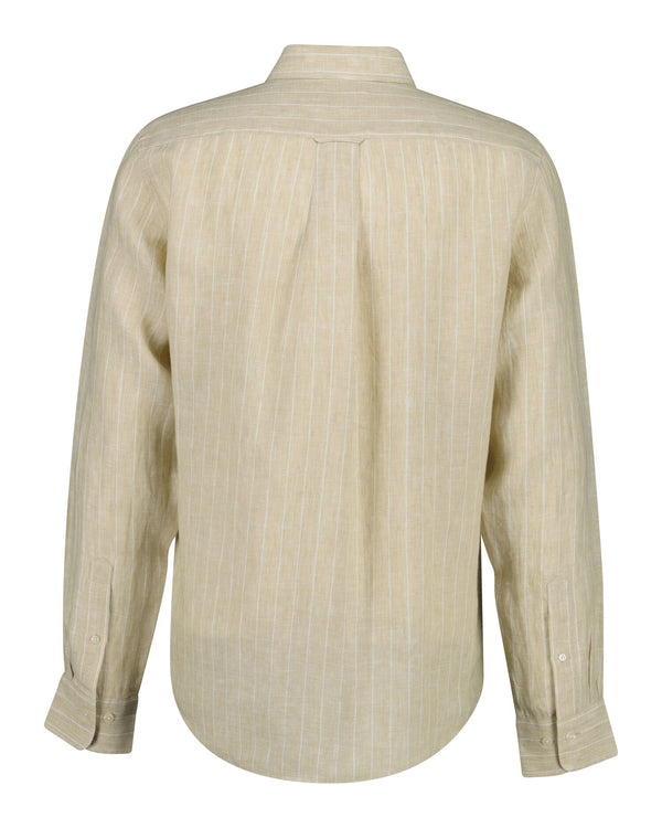 Regular Linen Stripe Shirt