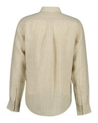 Regular Linen Stripe Shirt