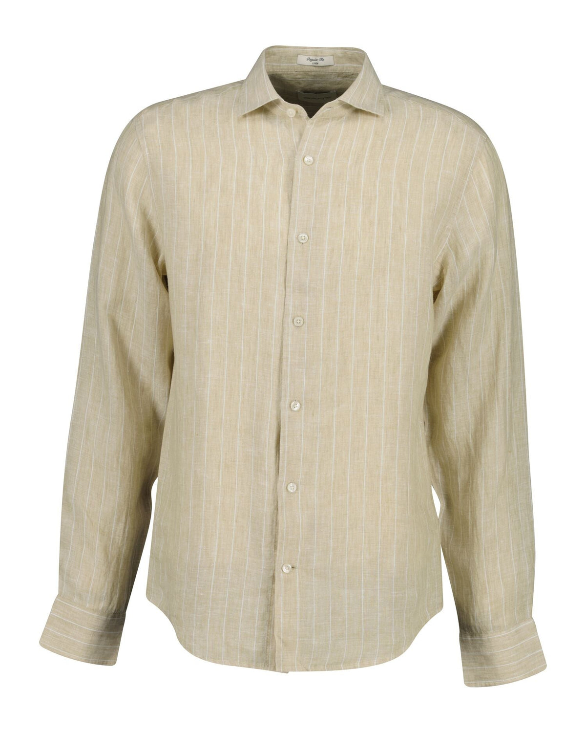 Regular Linen Stripe Shirt