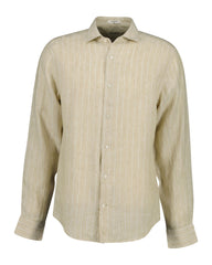 Regular Linen Stripe Shirt