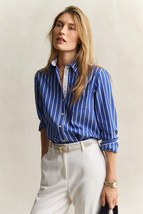 Regular Classic Poplin Stripe Shirt