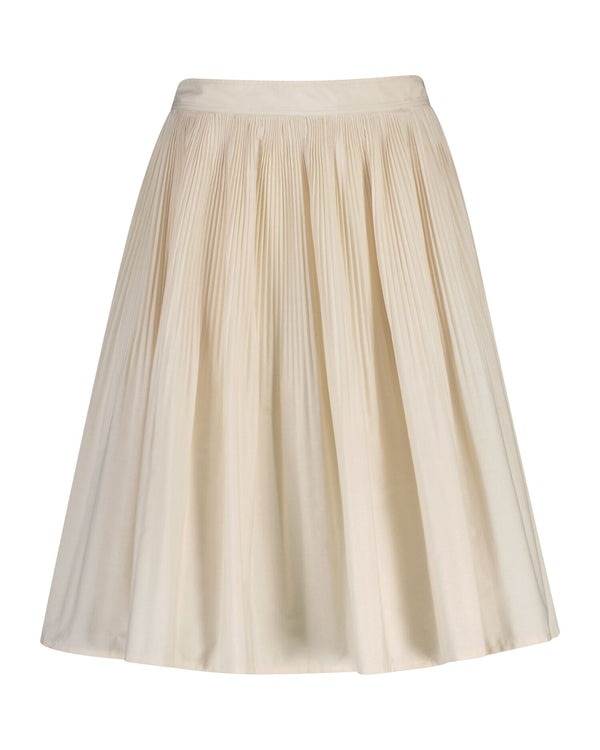 Cotton Pleated Skirt