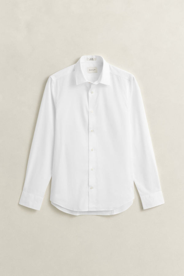Slim Poplin Stretch Shirt