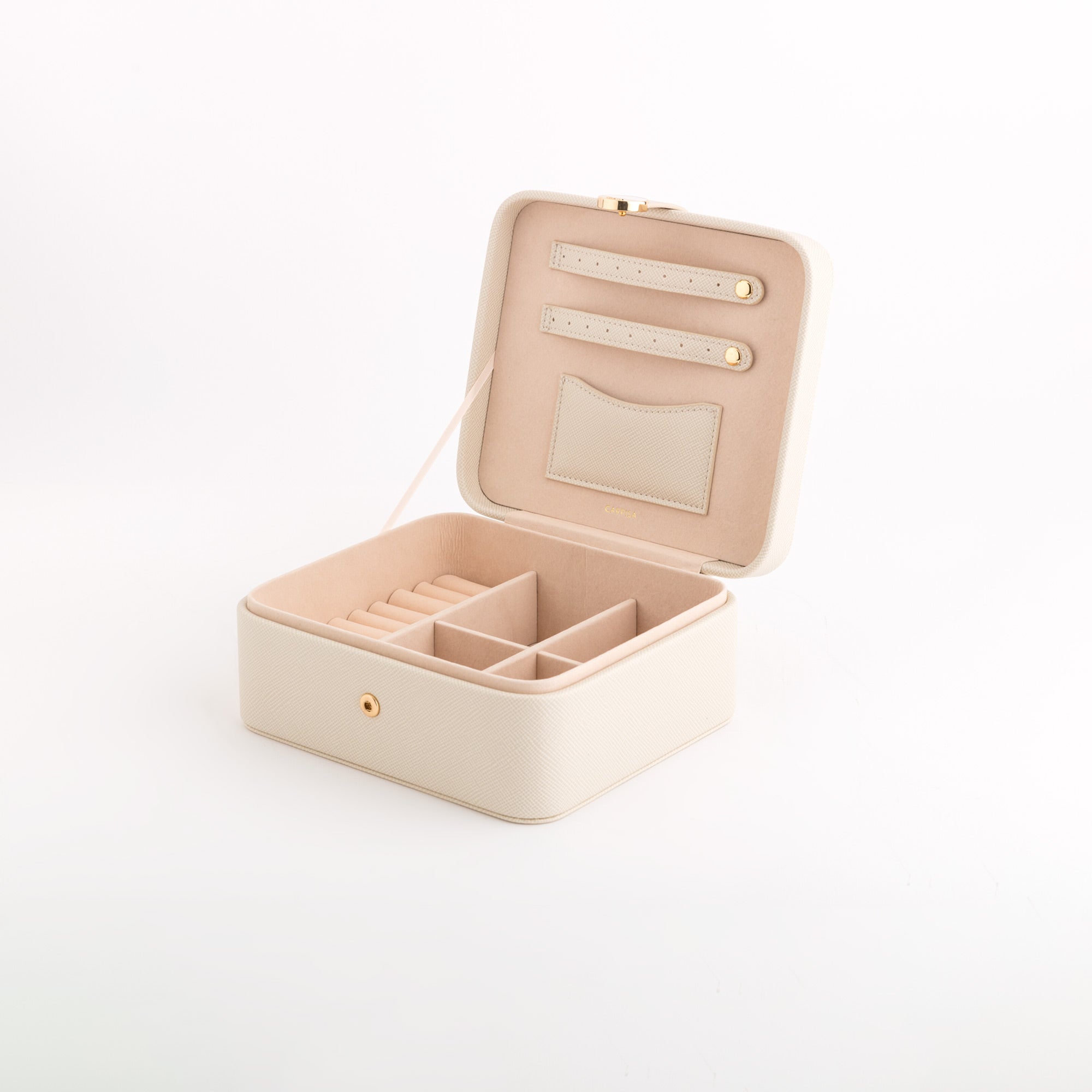 Jewellery Case-Giorgia Single Size / Cream