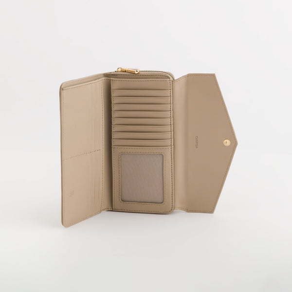 Wallets-Diana Wallet Single Size / Taupe/Light Taupe