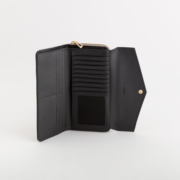 Wallets-Diana Wallet Single Size / Taupe/Black