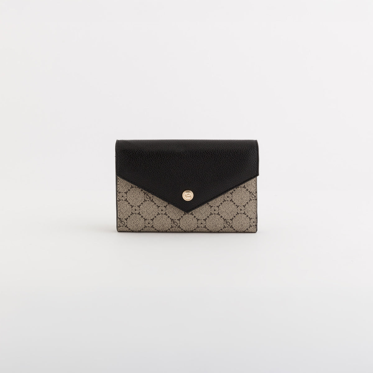 Wallets-Diana Wallet Single Size / Taupe/Black