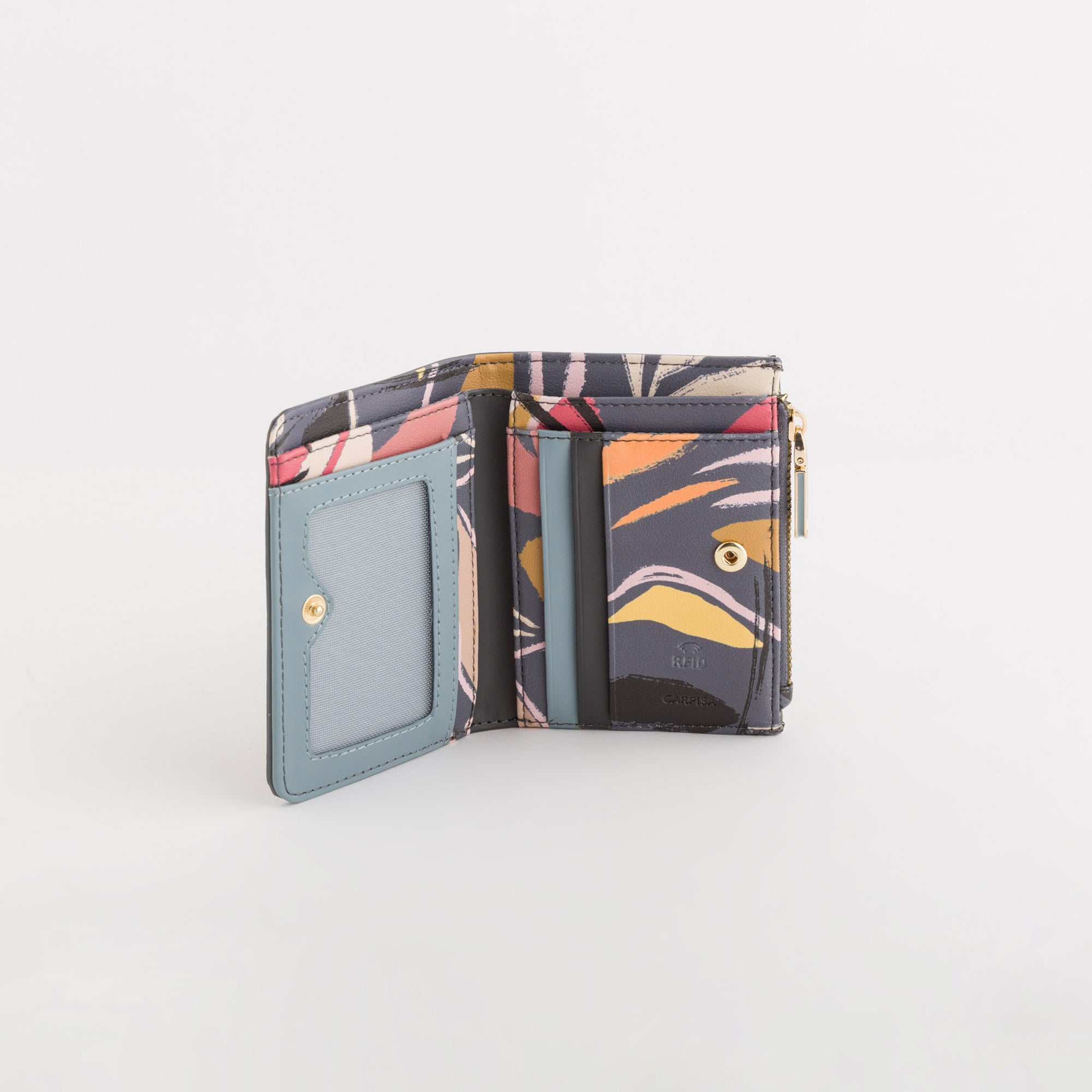 Wallets-Jasper Wallet Single Size / Grey/Multicolour