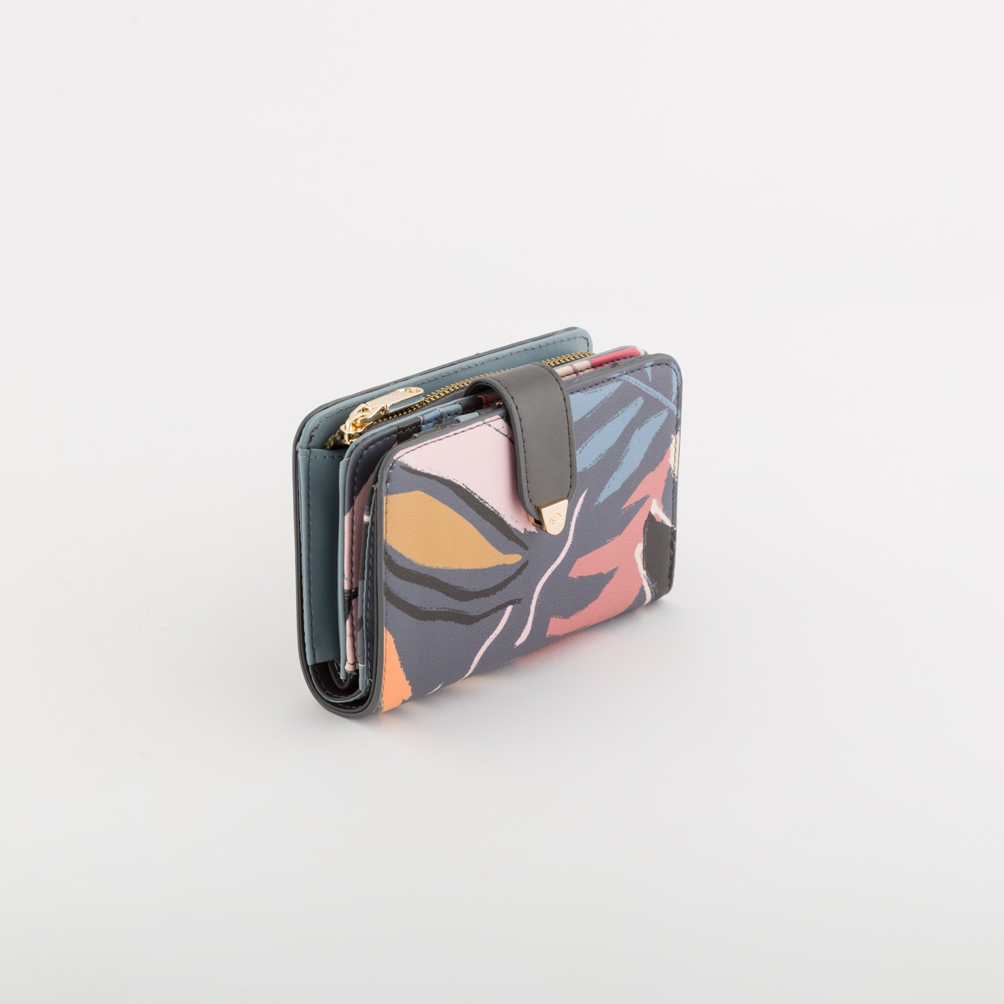 Wallets-Jasper Wallet Single Size / Grey/Multicolour