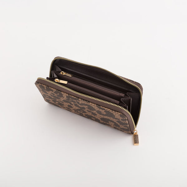 Wallets-Sabrina Wallet Single Size / Brown/Multicolour