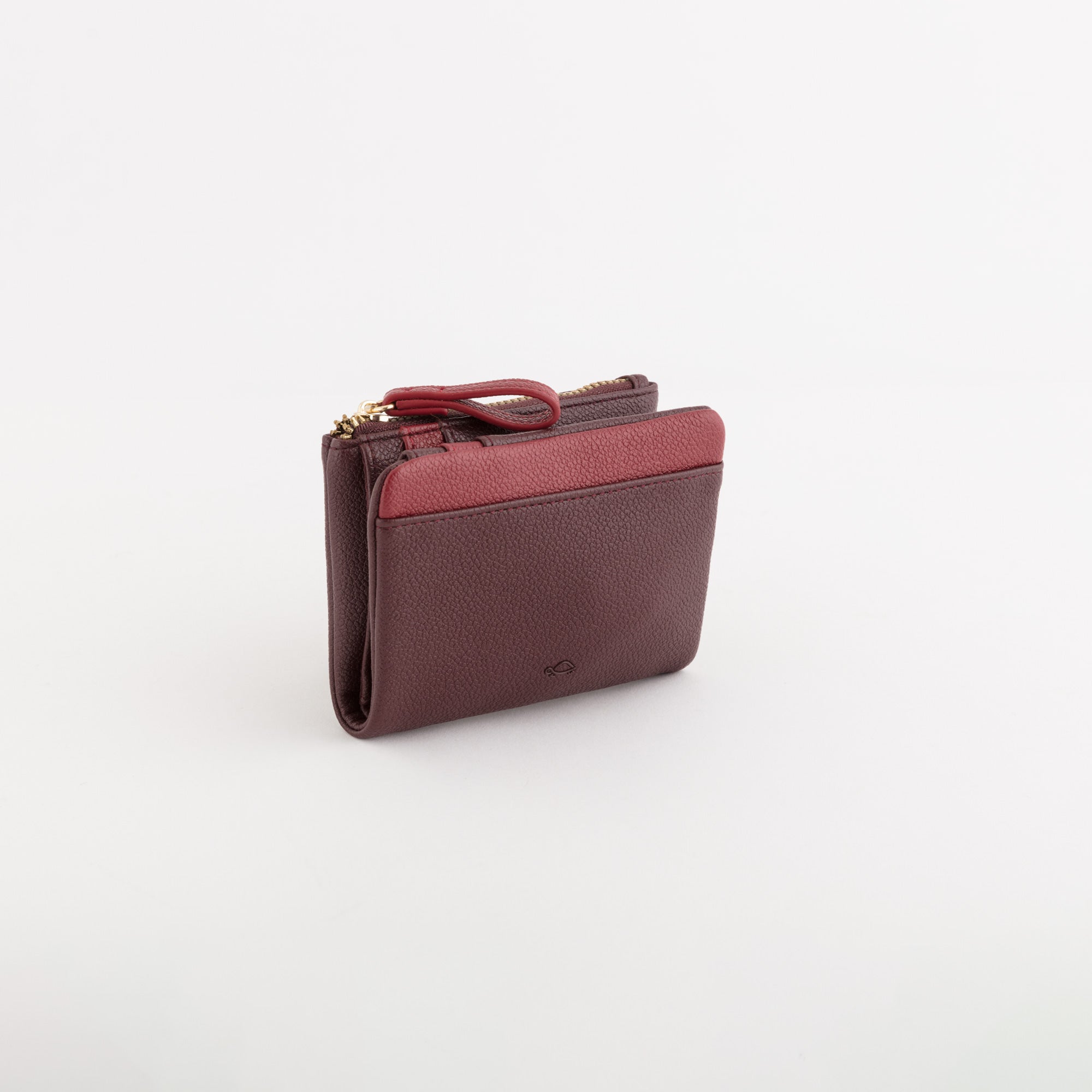 Wallets-Berna Wallet Single Size / Plum/Cherry