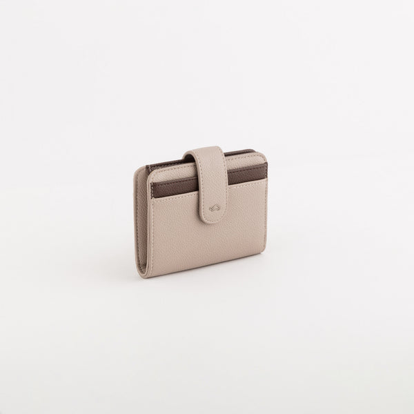 Wallets-Berna Wallet Single Size / Marble/Dark Brown