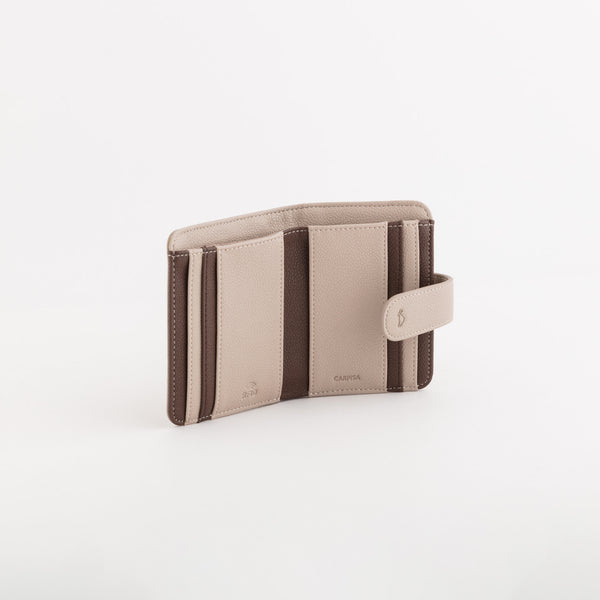 Wallets-Berna Wallet Single Size / Marble/Dark Brown