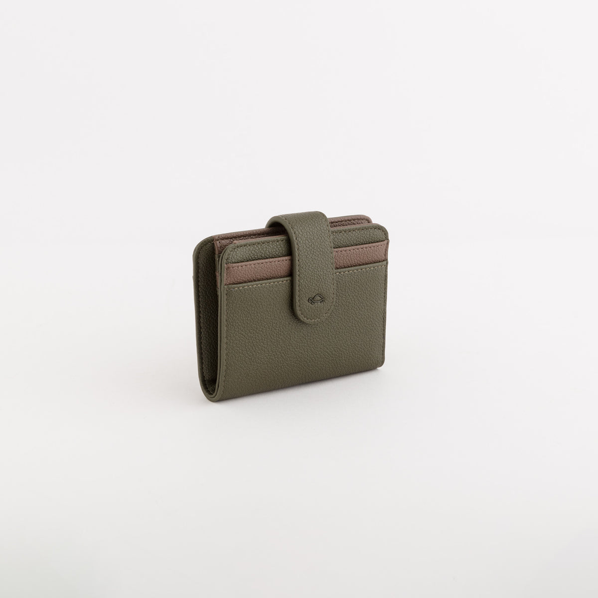 Wallets-Berna Wallet Single Size / Forest/Taupe