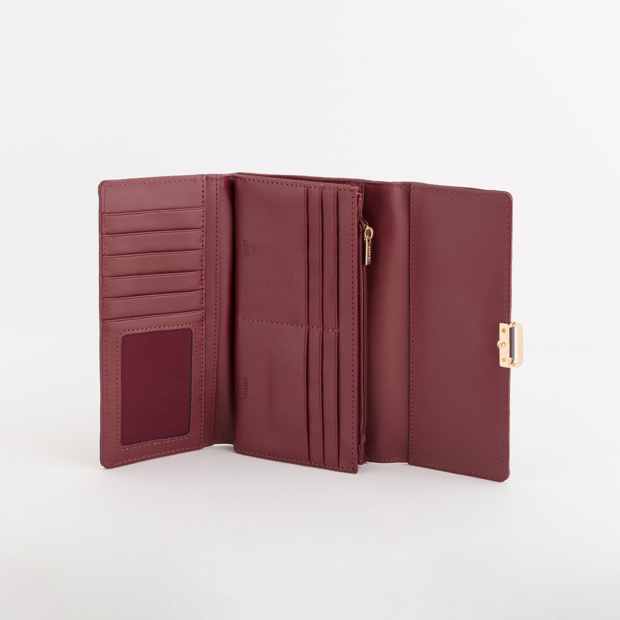 Large Wallets-Zurigo Wallet Single Size / Plum