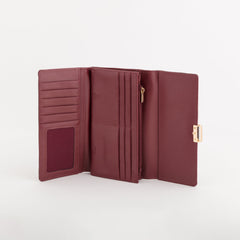 Large Wallets-Zurigo Wallet Single Size / Plum