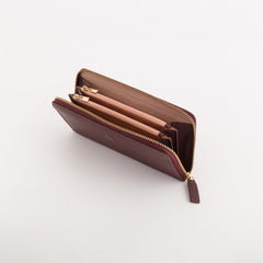 Women's Leather Wallet Delta Winter Plum