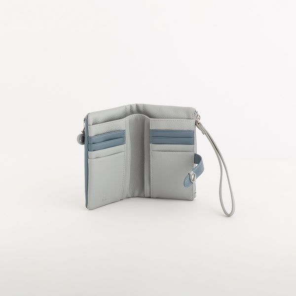Women's Leather Wallet Azalea Wallet V1 Powder Blue