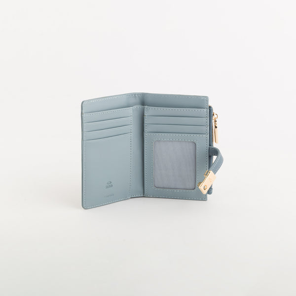 Women's Leather Wallet Petunia Wallet Magpie Blue