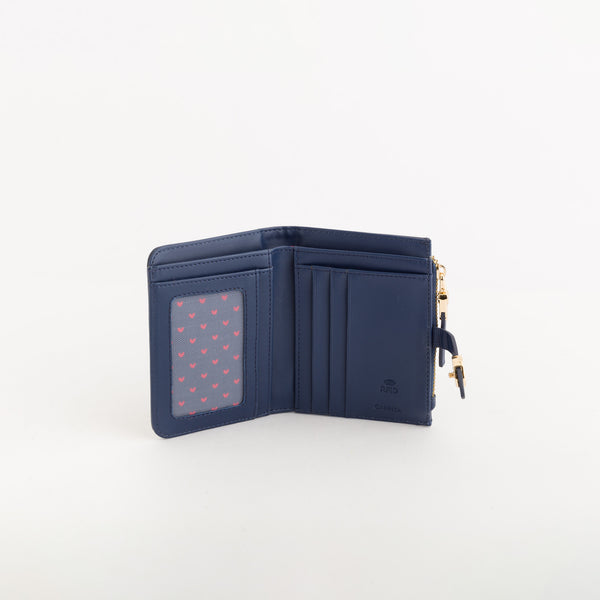 Women's Leather Wallet Dalia Wallet V3 Navy Blue