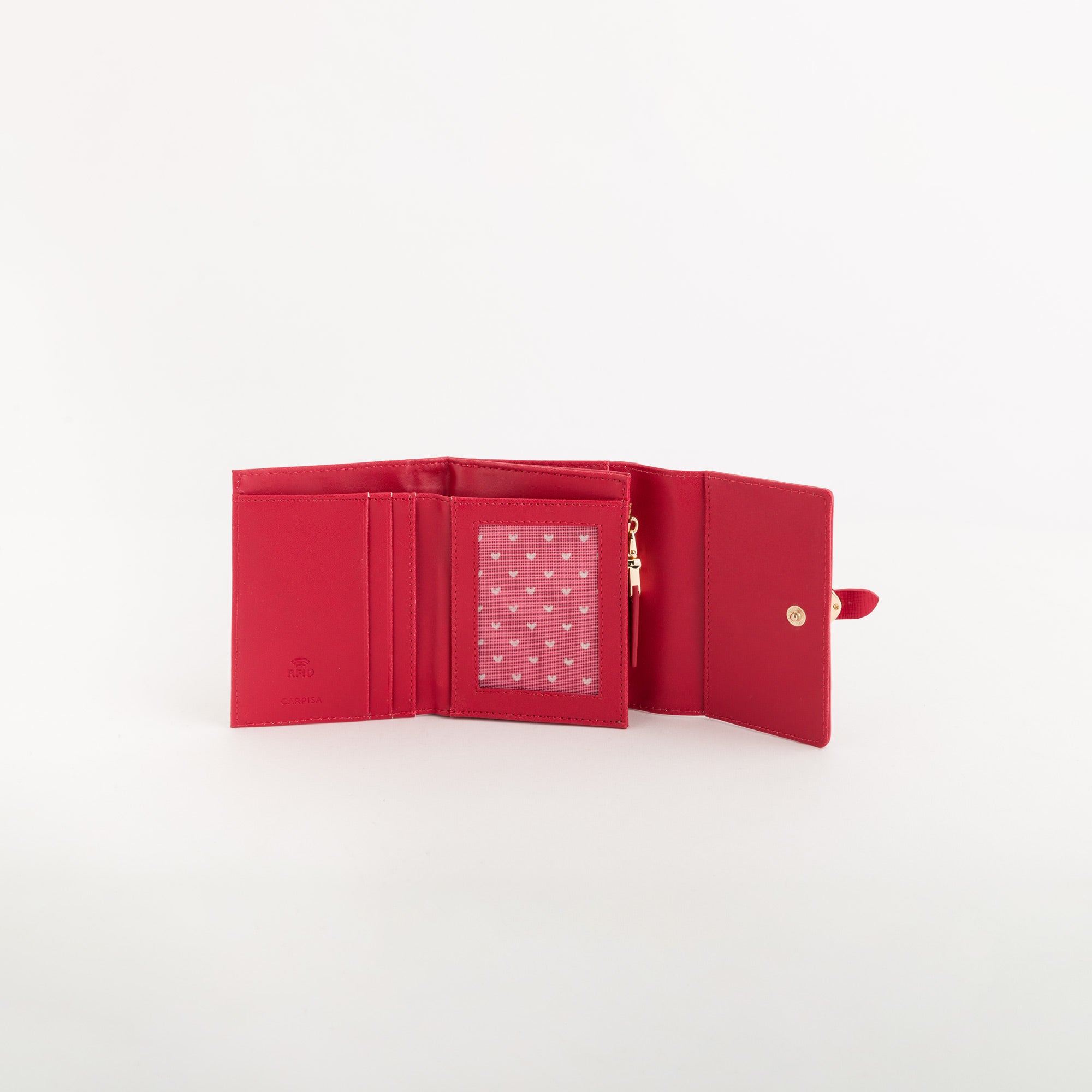 Women's Leather Wallet Dalia Wallet V3 Lipstick Red