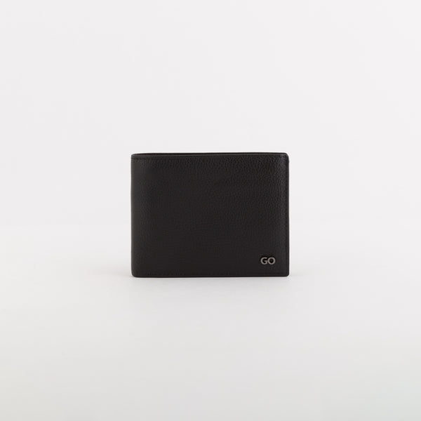 Leather Wallets-Mark Single Size / Black