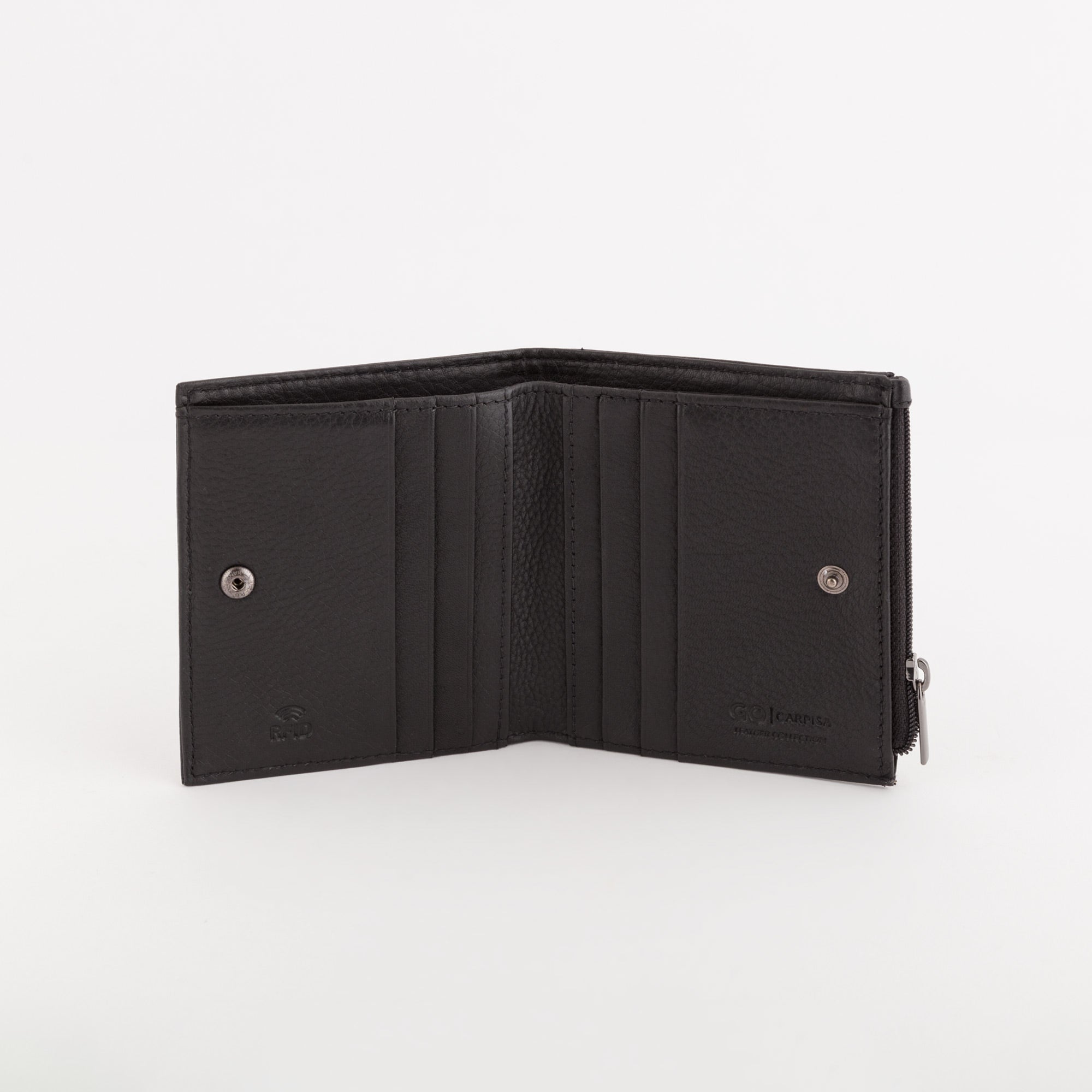 Leather Wallet Mark Black