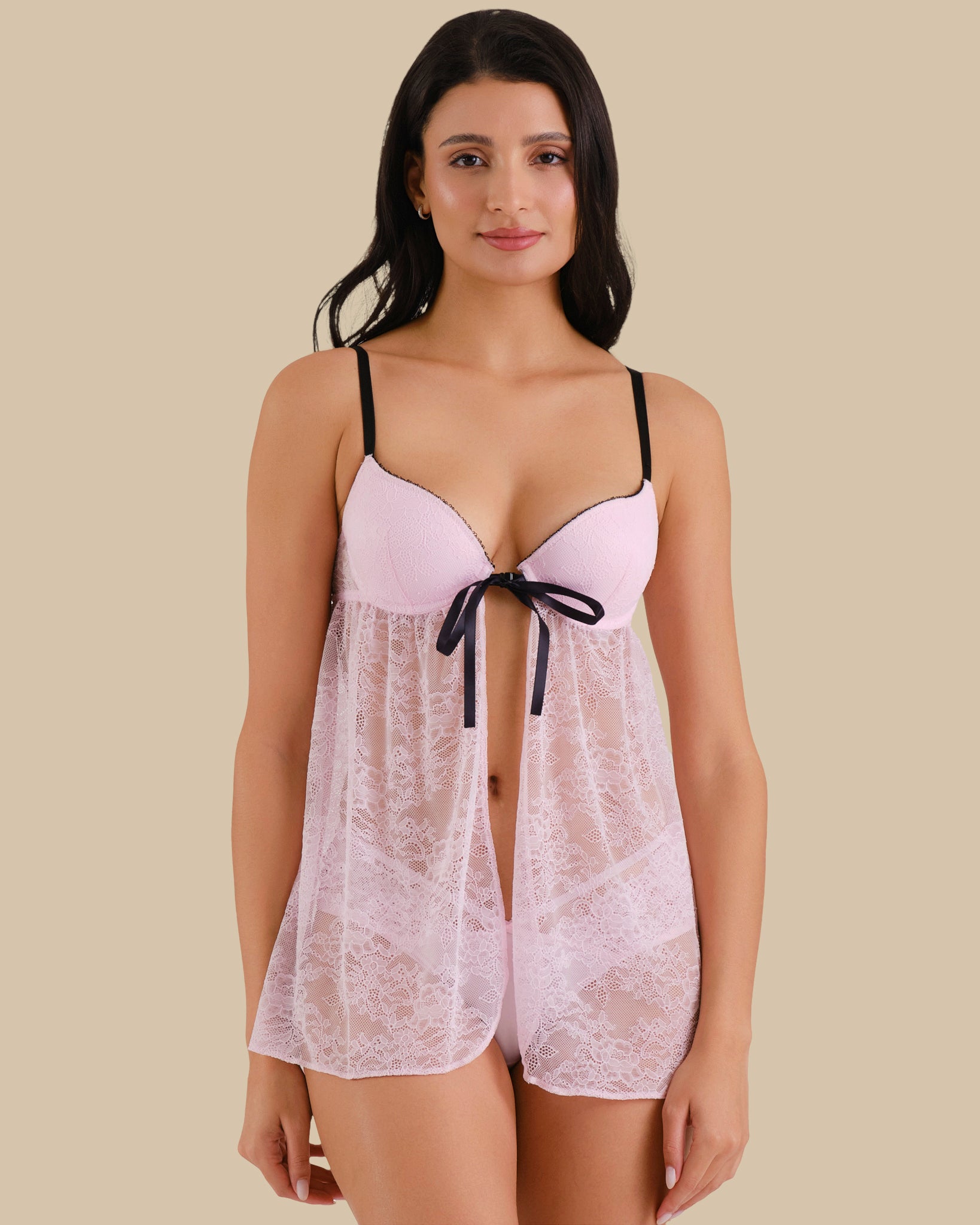 La Senza Pink Sexy Sleep Uncupped Babydoll