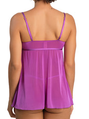 Isla & Evie Lucinda Uncupped Babydoll Dahlia / XS