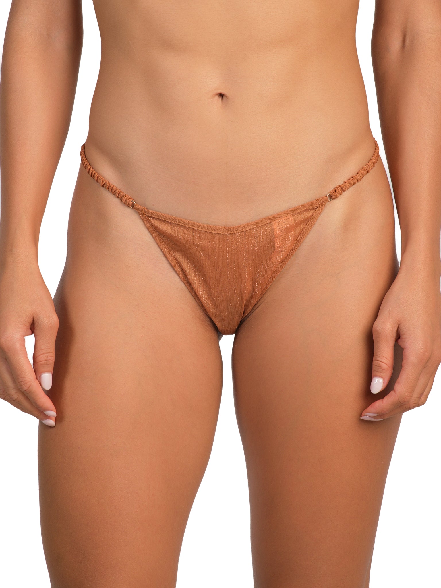 Isla & Evie Brie Babydoll & G-String Copper Bronze / XS