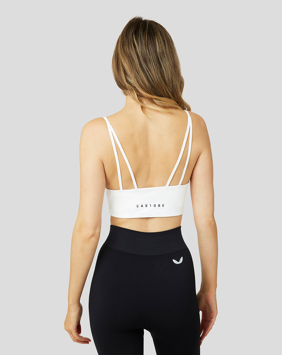 White Protek Sports Bra