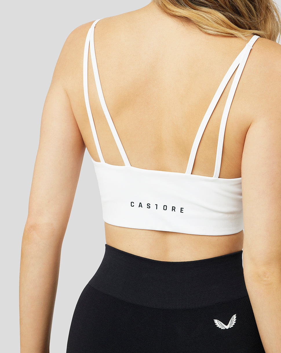 White Protek Sports Bra