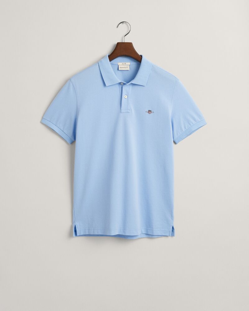 Slim Fit Shield Piqué Polo Shirt