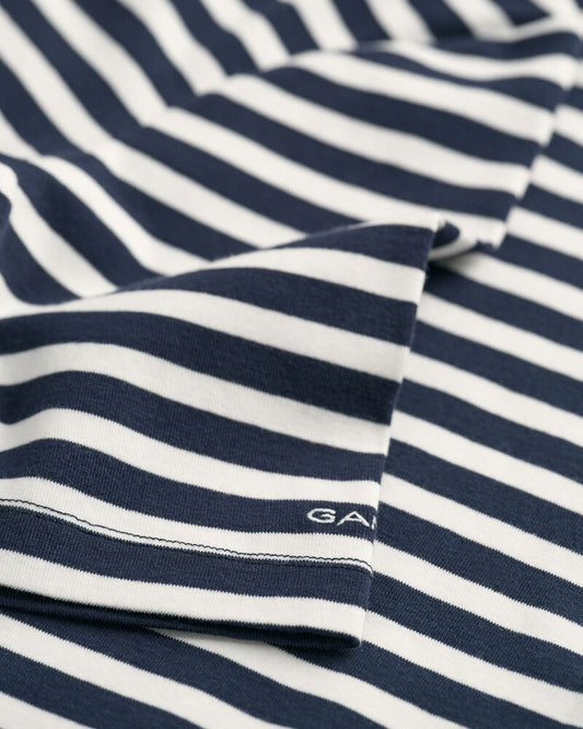 Slim Striped 1X1 Ribbed Ss T-Shirt