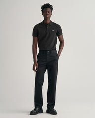 Slim Fit Shield Piqué Polo Shirt