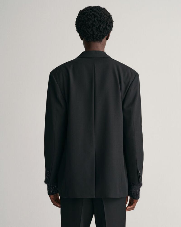 Double-Breasted Tuxedo Suit Blazer