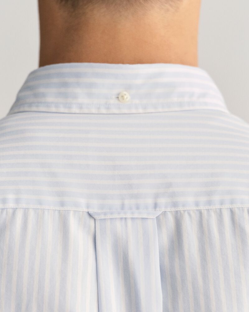 Regular Fit Striped Poplin Shirt