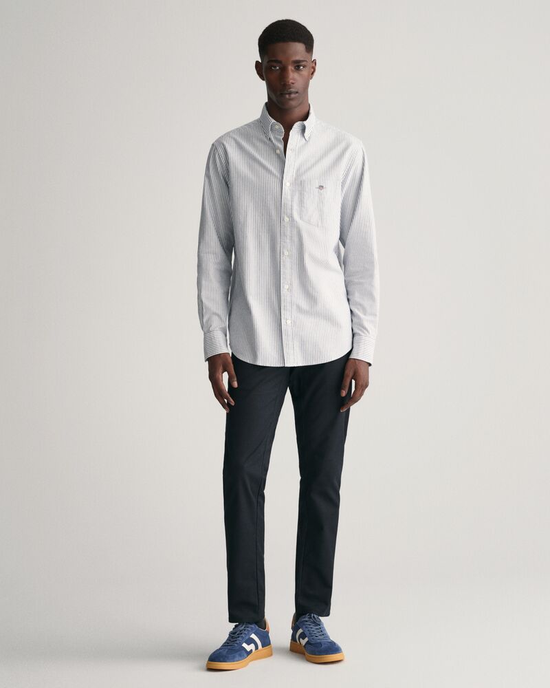 Gant Regular Fit Banker Stripe Classic Oxford Shirt